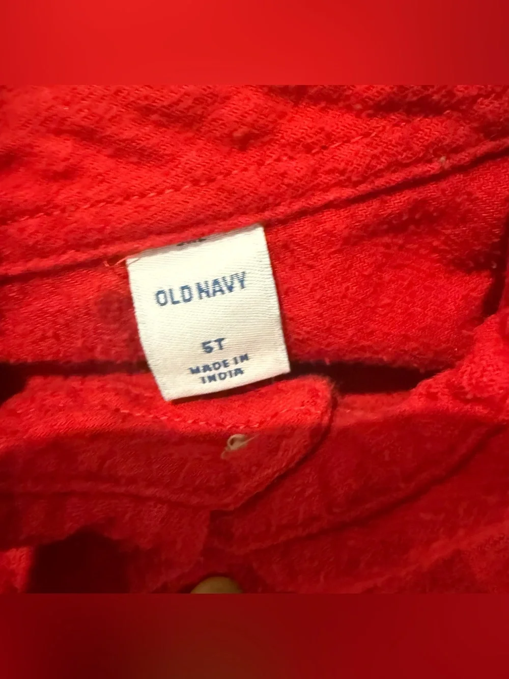 Old Navy soft red